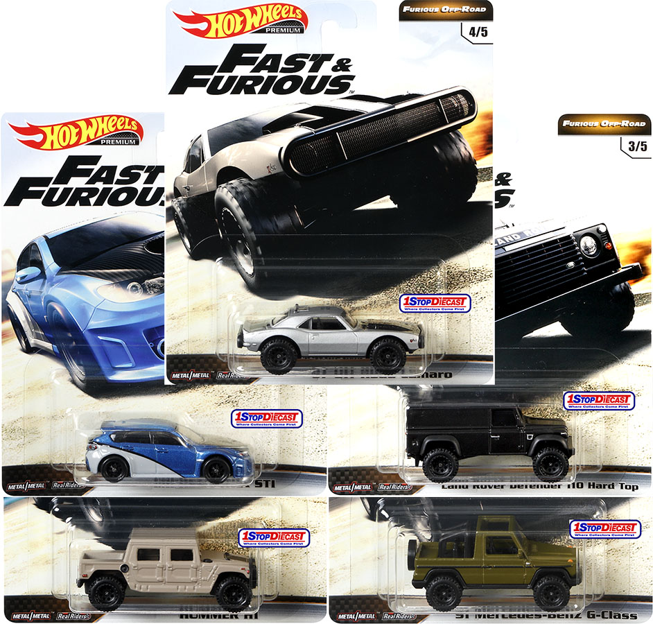 hot wheels fast and furious premium 2019