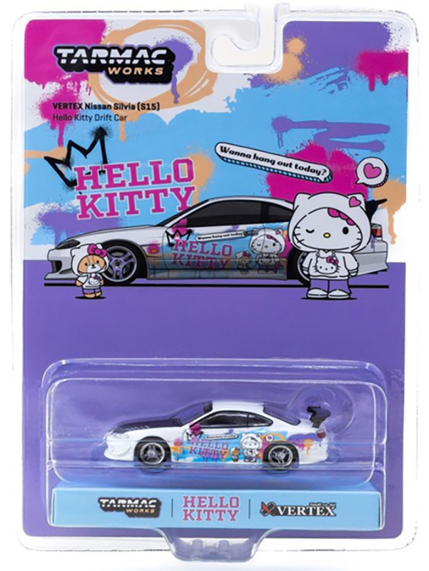 TARMAC 1/64 VERTEX  NISSAN SILVIA S15 HELLO KITTY / *FREE USA SHIPPING